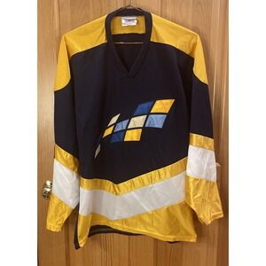 Hockey Jersey Teamwork Athletic Apparel Size M (34-36) Geometric Logo